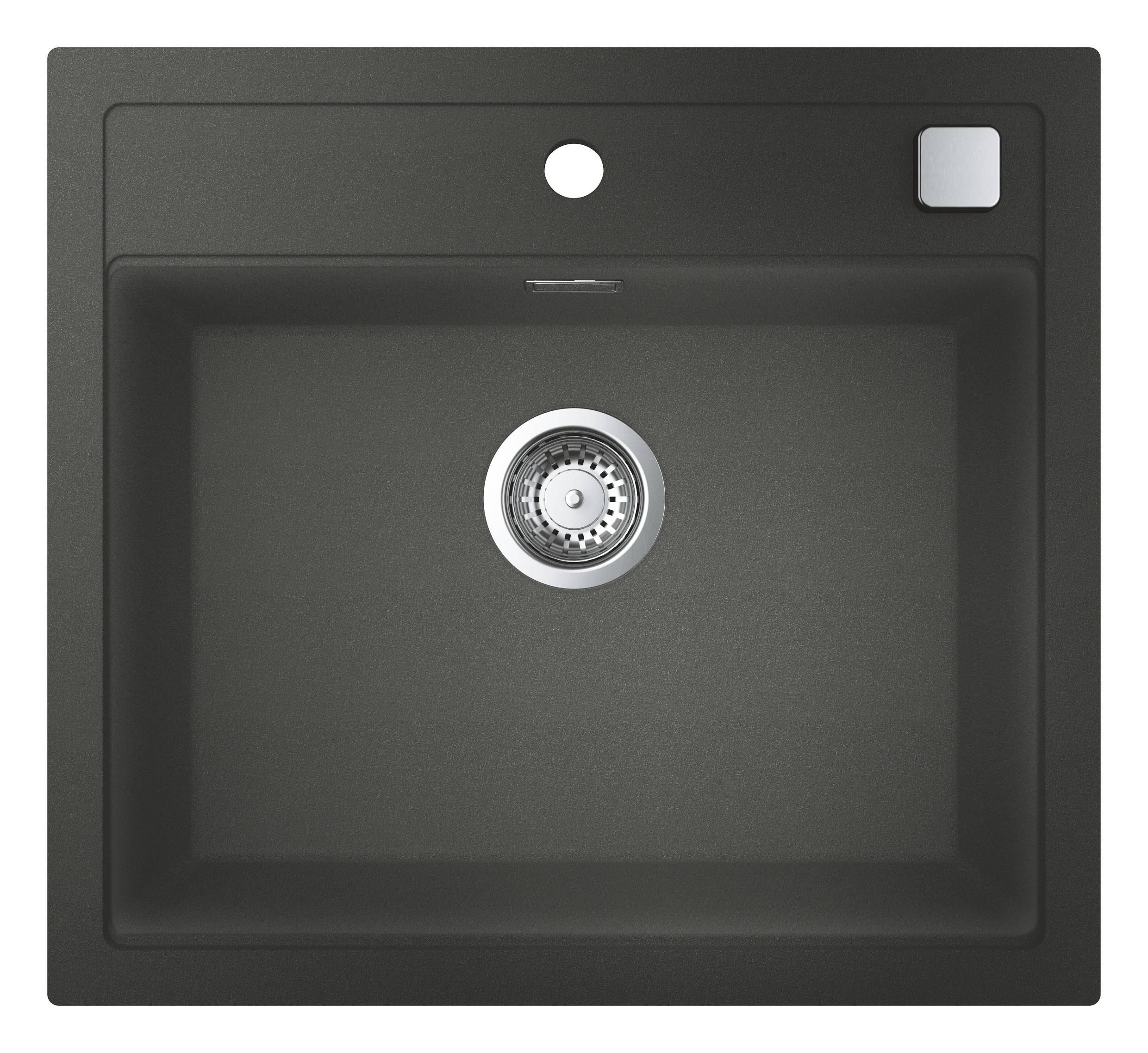 Чертеж Кухонная мойка Grohe K700 31651AT0 серый гранит