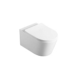 Унитаз подвесной Vincea Cute VT1-24 безободковый белый ультратонкое soft-close сиденье