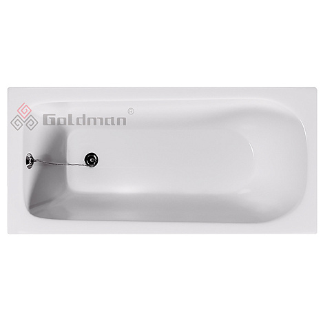 Чугунная ванна Goldman CLASSIC 140х70