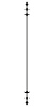 Полотенцесушитель водяной Сунержа Хорда 1800х195 31-0124-1800 матовый черный