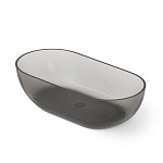 Отдельностоящая ванна Dea Design Shadow 155х77х52 DD8619 1550 R4 smoky black