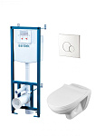 Комплект унитаз Santek Бореаль 1WH501544 с инсталляцией