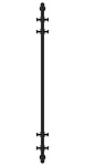 Полотенцесушитель водяной Сунержа Хорда 1200х195 31-0124-1200 матовый черный