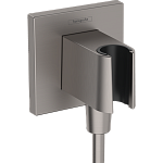 Шланговое подключение hansgrohe Fixfit Porter E 26889340 шлифованный черный хром