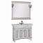 Комплект мебели Aquanet Валенса 110 (182922) белый кракалет/золото (Тумба+раковина+зеркало)