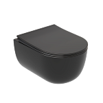 Подвесной унитаз Ceramica Nova Modena Rimless CN6063MB черный