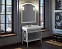 Комплект мебели Smile Империал 100 Z0000009918, белый (Тумба+раковина+зеркало+светильник)