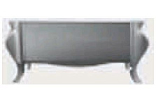 Тумба под раковину Labor Legno Regency REGPL130C 130 см bianco lucido хром