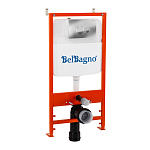 Инсталляция для унитаза BelBagno BB026BB081CR с кнопкой хром