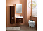 Комплект мебели Aquaton Америна 60 L (1A135401AM430) темно-коричневый (Тумба+раковина+зеркало)