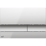 Клавиша смыва Alcadrain Basic M1722 хром - матовая