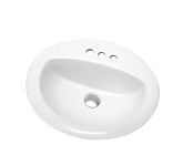 Раковина Orange B06 55 см B06-520w3 белый глянец