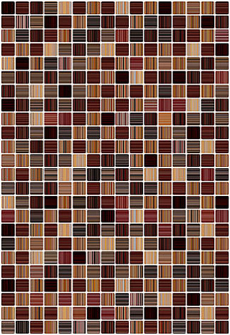 Плитка для стены Керамин Гламур 3т 27.5x40, коричневый