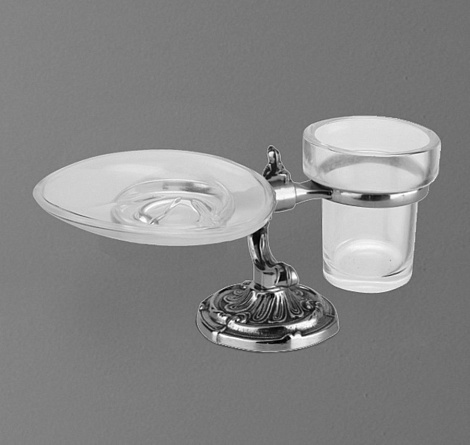 Дозатор для мыла подвесной керамика ART&MAX BAROCCO CRYSTAL AM-1788-Cr-C Хром