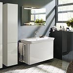 Тумба с раковиной Burgbad Iveo 100 SFEN100F2833G0161C0001*1 белая глянцевая