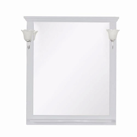 Зеркало Aquanet Лагуна 85 (175305) белое матовое