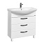 Комплект мебели Aquaton Ария 80 Н (1A141301AA010) белый (Тумба+раковина+зеркало)
