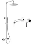 Душевой комплект Plumberia Selection Ixo KITXO6302CR210 с термостатом