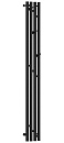 Полотенцесушитель электрический Сунержа Кантата 3.0 150x15.9 15-5846-1516 черный