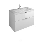 Тумба с раковиной Burgbad Eqio 93 SEYQ093F2009G0146C001*1 белая глянцевая