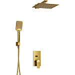 Душевой комплект WasserKRAFT Aisch 5500 A55201 матовое золото