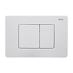 Клавиша смыва Abber AC0120MW белая матовая