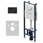 Инсталляция для унитаза AM.PM MasterFit I012710.0238 с клавишей смыва, черный матовый