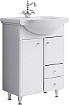 Тумба под раковину AQWELLA Barcelona-Lux 61 (BA0106K), белый