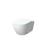 Подвесной унитаз Smartflow Urban SMF812-WH с крышкой-сиденьем