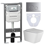 Унитаз с инсталляцией Ceramica Nova CN3007_1001M_1000
