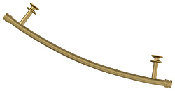 Полка Сунержа 470 051-2011-0470 состаренная латунь