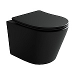 Подвесной унитаз Ceramica Nova Balearica CN6000MB, черный матовый