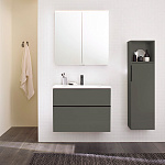 Тумба с раковиной Burgbad Eqio 92 SHBT092F2010G0252C0001*1 серый глянцевый