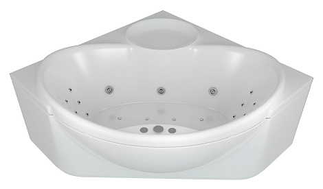 Акриловая ванна Акватек Эпсилон 150x150 с фр.экр. (вклеенный каркас)