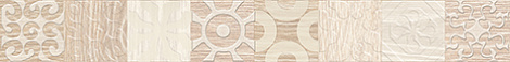 Бордюр для стены Ceramica Classic Platan 40x4.7 05-01-1-46-03-11-429-0, бежевый