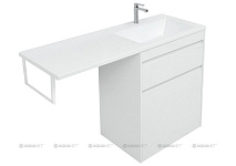 Тумба под раковину Aquanet Токио 130 239291 белый