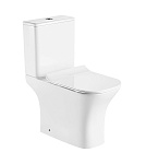 Унитаз Azario Fretta Square AZ-1215 + AZ-1216 с сиденьем